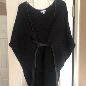 New York & Company - Black Poncho - S/M